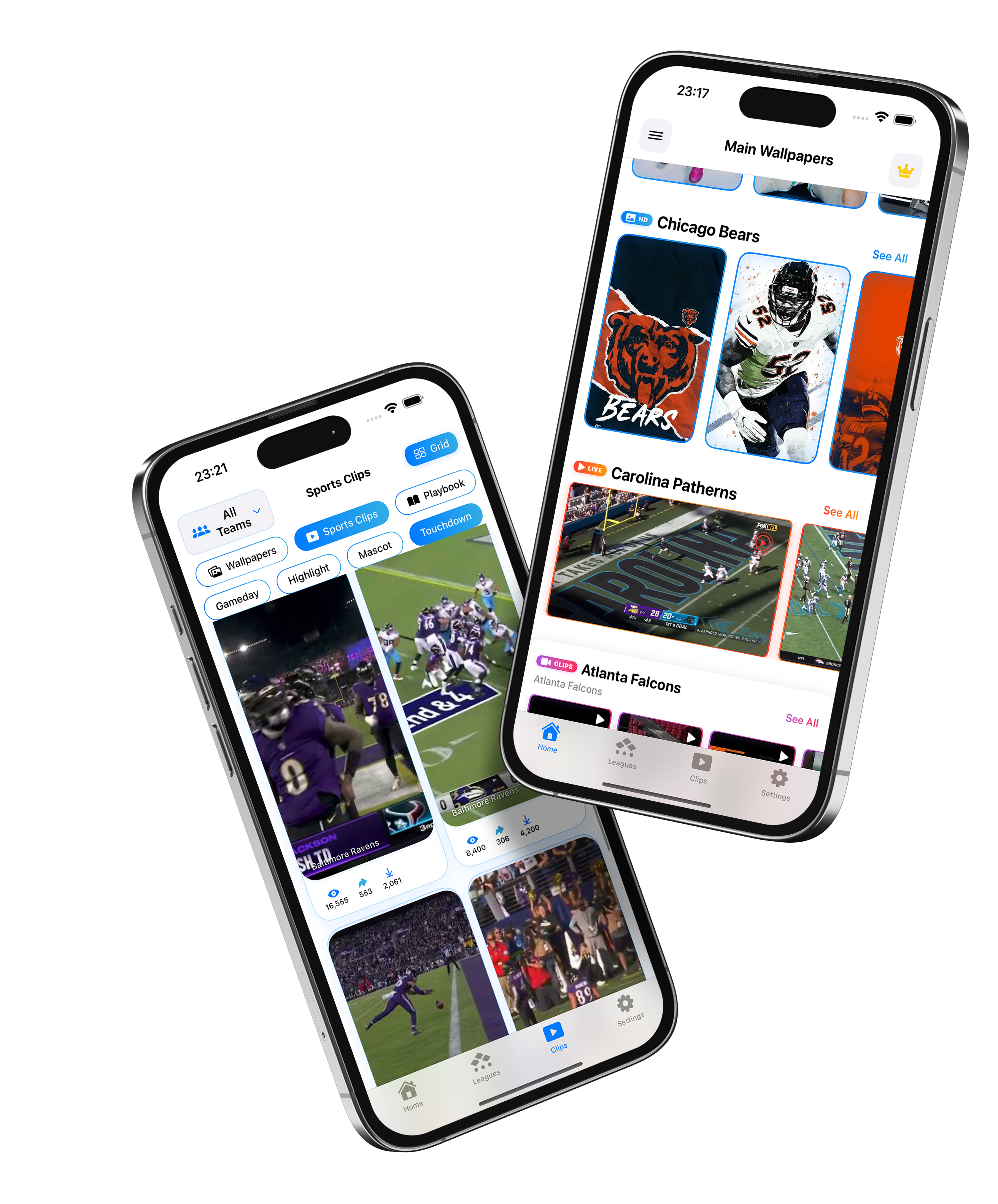 Football Wallpaper app preview